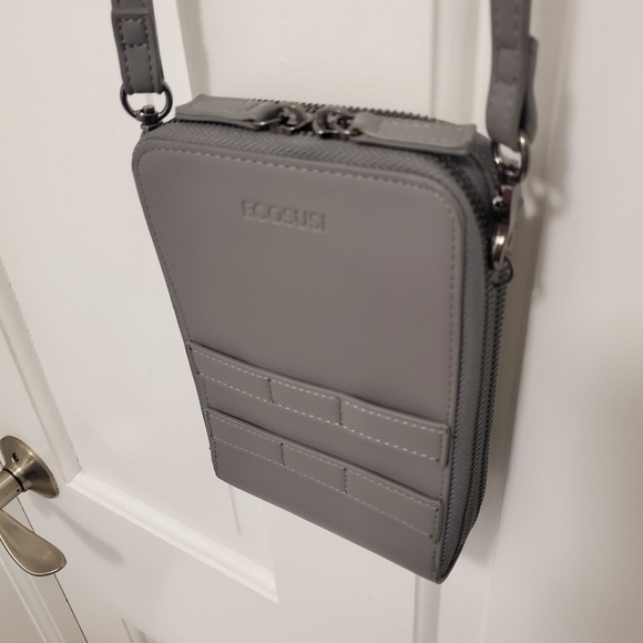 ECOSUSI Grey Cellphone/Wallet Shoulder/Crossbody Bag - Picture 13 of 16